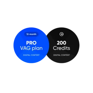 Abonnement OBDeleven PRO – 12 mois + 200 Credits